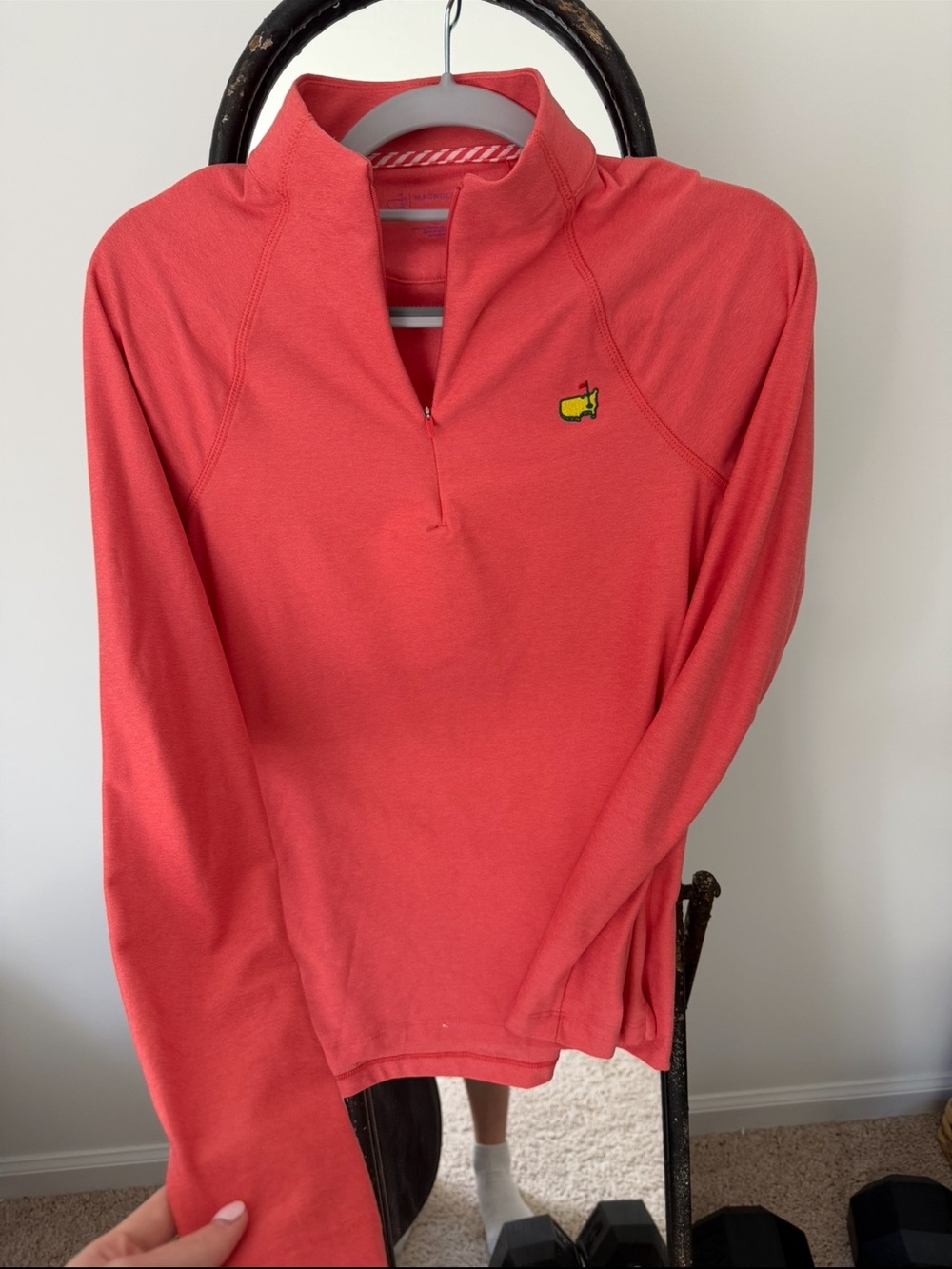 Masters Coral Long Sleeve 1/4 Zip Pullover